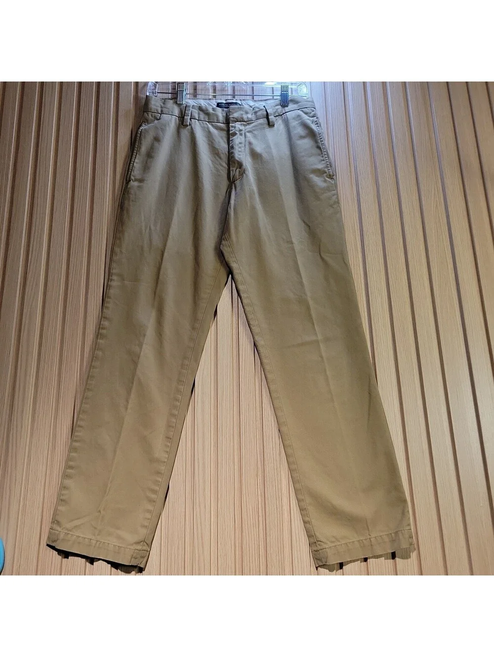Banana Republic Gavin Chino Pants Mens 29x30 Tan Khaki Straight Leg Casual